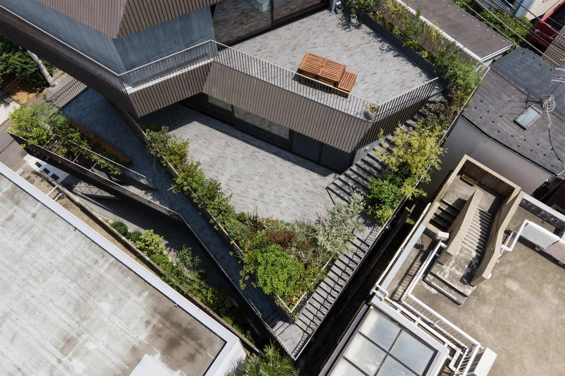 Architecture Japan - An Ingenious Stacked Mixed-Use Home in Tokyo